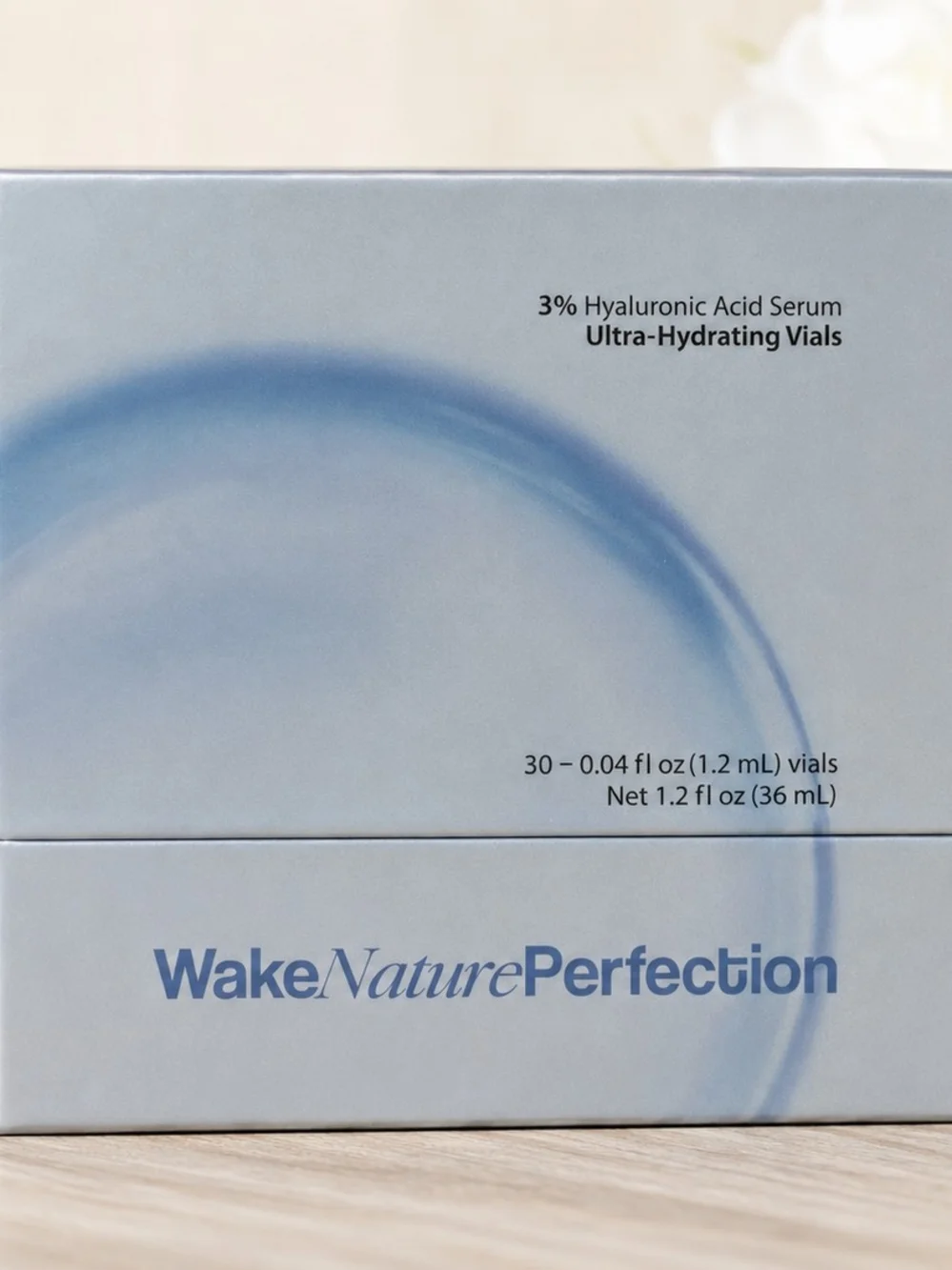 Wake Nature Perfection 3% Hyaluronic Acid Ultra-Hydrating Vials - Blue